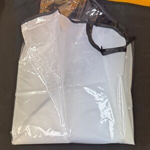 Clear White and Black Rain Poncho for Strollers all new